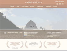 Tablet Screenshot of cannonbeach.org